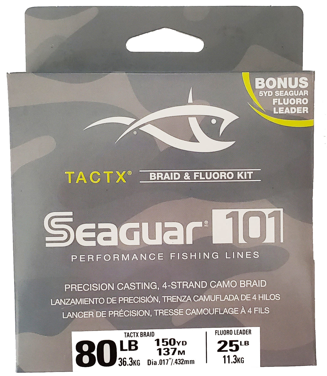 Seaguar TactX Braid and Fluoro Fishing Line