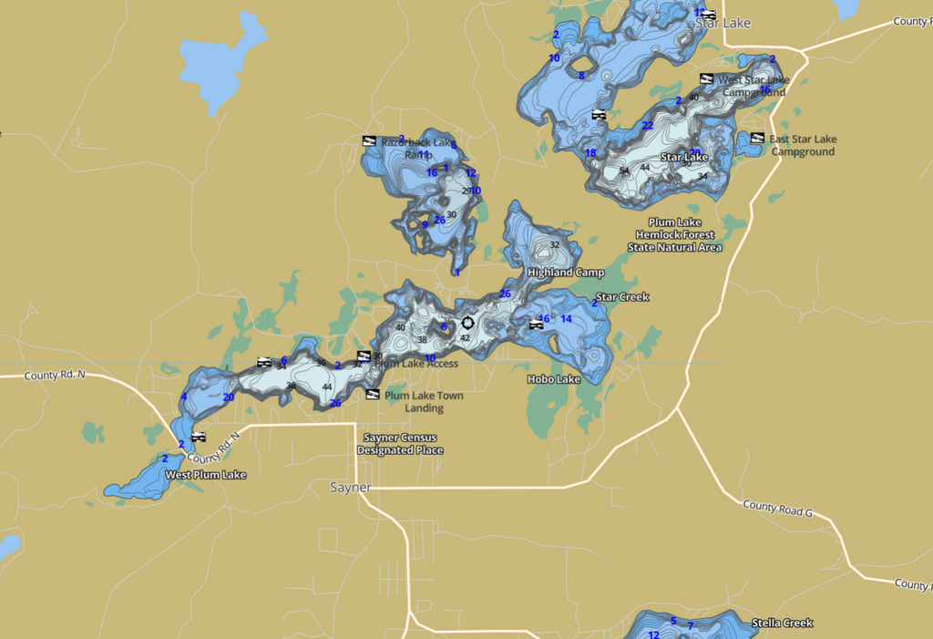 Musky Shop Northwoods Lake of the Month: Plum Lake