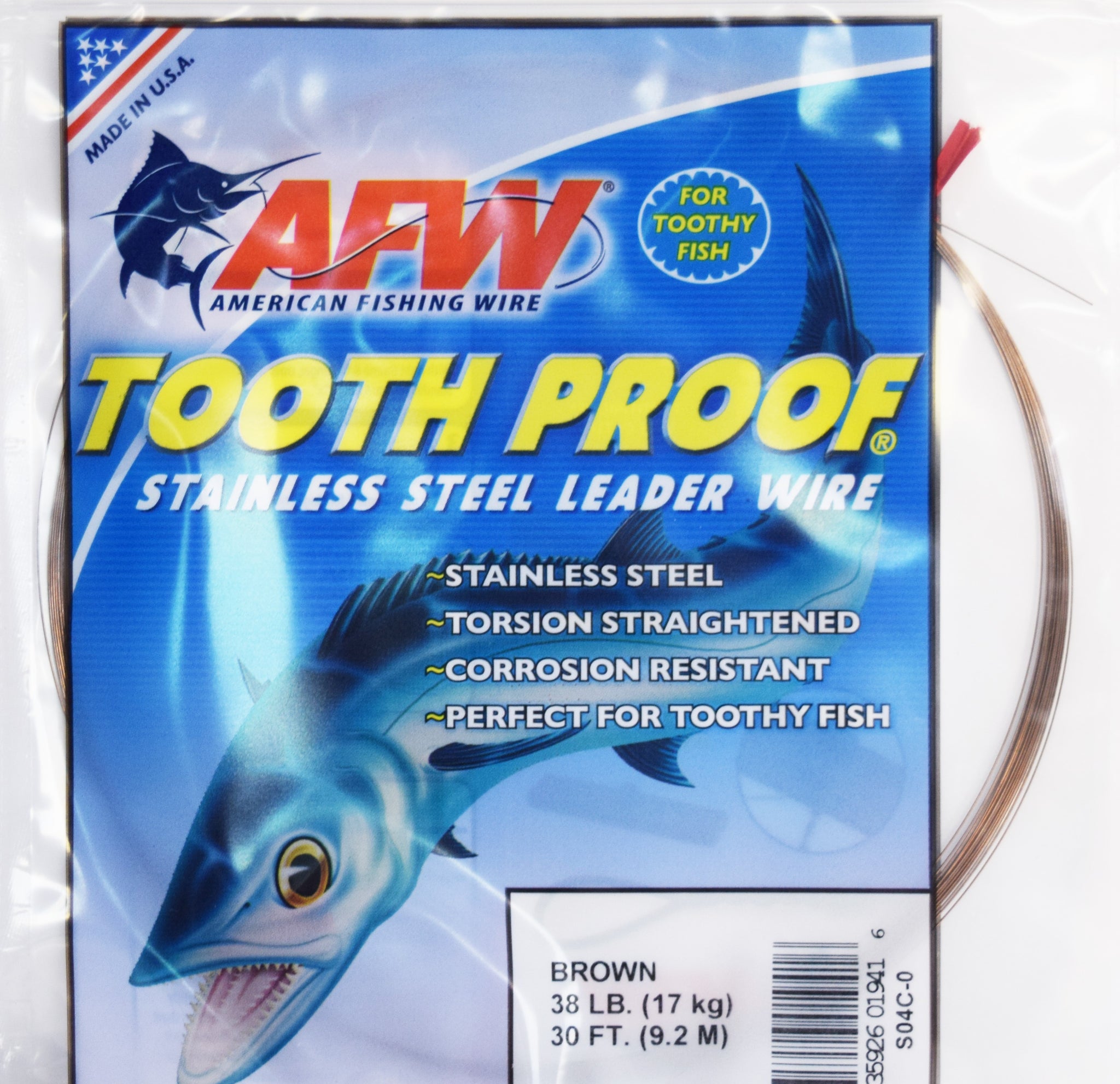 American Fishing Wire Tooth Proof