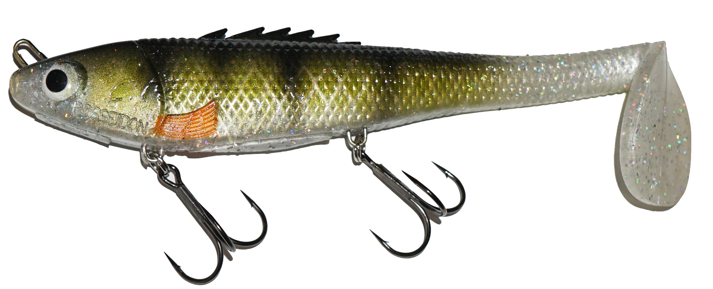 Hughes River Musky 8 Dying Shaker Thin Bait Color; Surface Perch 