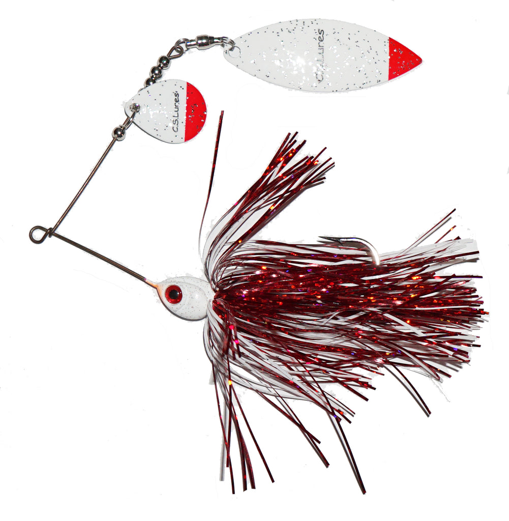 C.S. lures 3/8oz Colorado Willow Spinnerbait – Musky Shop