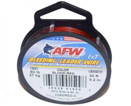 American Fishing Wire Bleeding Leaders SS Wire Leader 3 pack E0