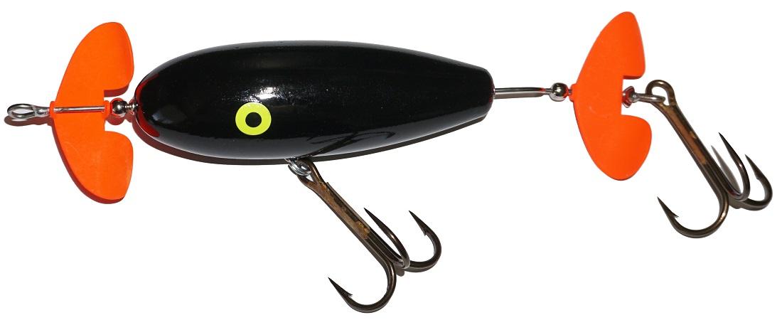 Mouldy's Topper Stoppers Regular Surface Bait Black Nickel