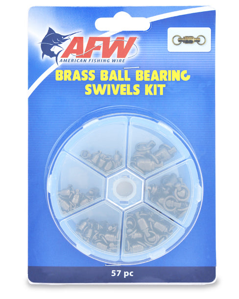 AFW Ball Bearing Snap Swivel 120# 3 Pack