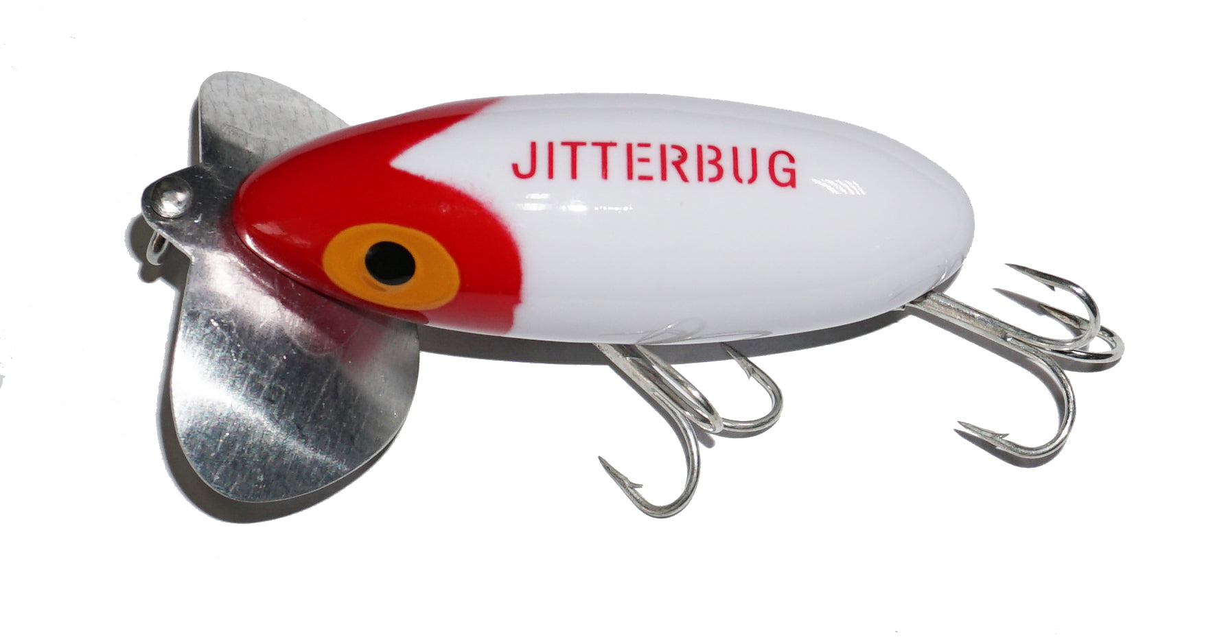 Arbogast Wood Musky Jitterbug In Clear Pattern G700W333 – Priordei