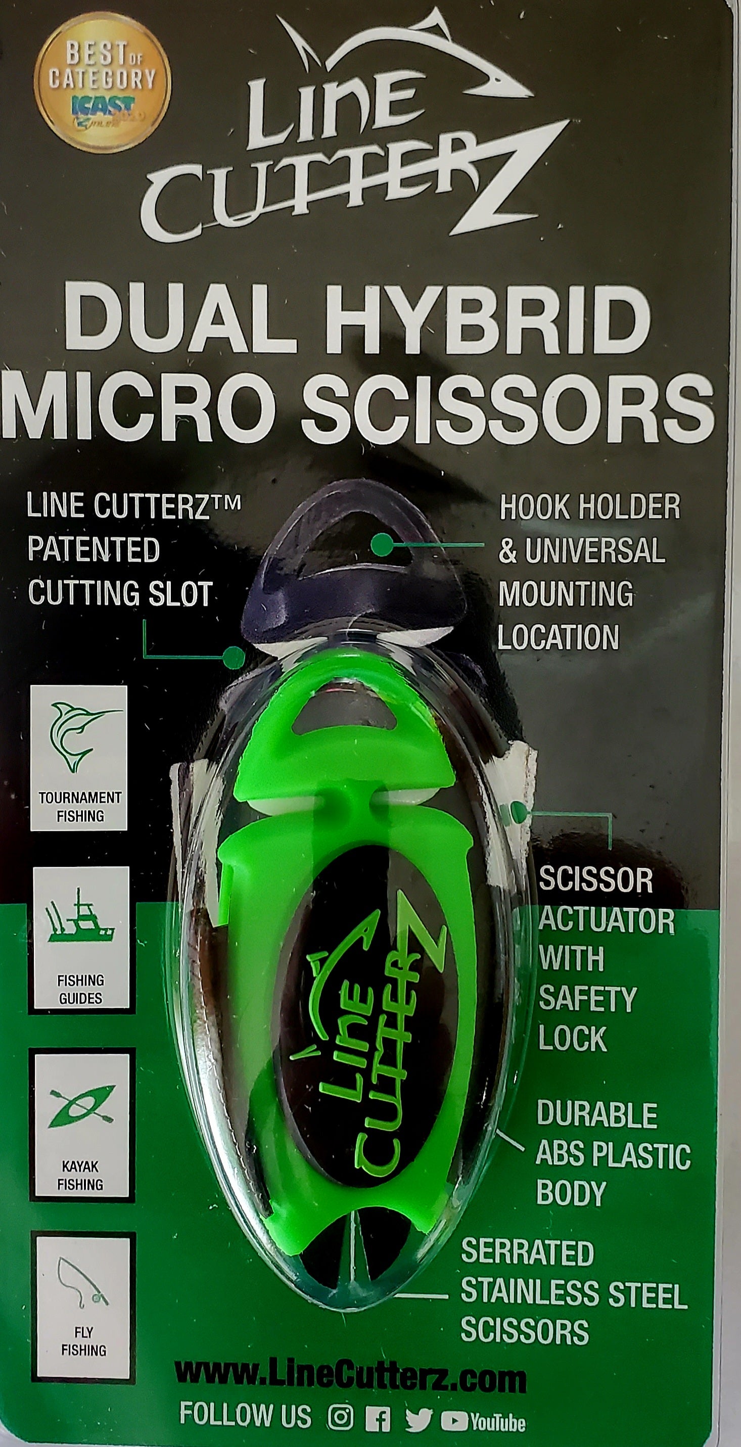 Line Cutterz Dual Hybrid Micro Scissors For Fly Fishing