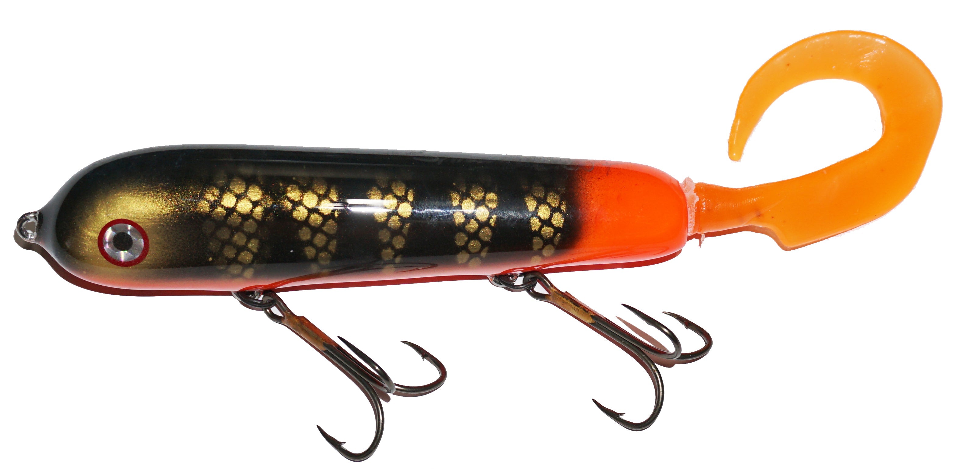 Smuttly Dog Baits 12 Big N Musky Glide Bait Color: Goldfish Sucker13.8  OuncesGreat Wide Glide Of Appox. 3 feet, Good Belly Roll On The Twitch, Can  Be Worked At Any SpeedExcellent Quality