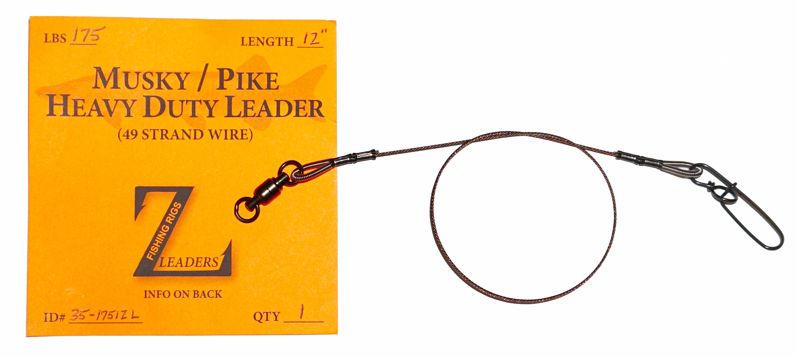 Z Leaders Heavy Wire 49 Strand Musky Pike Leader – Musky Shop