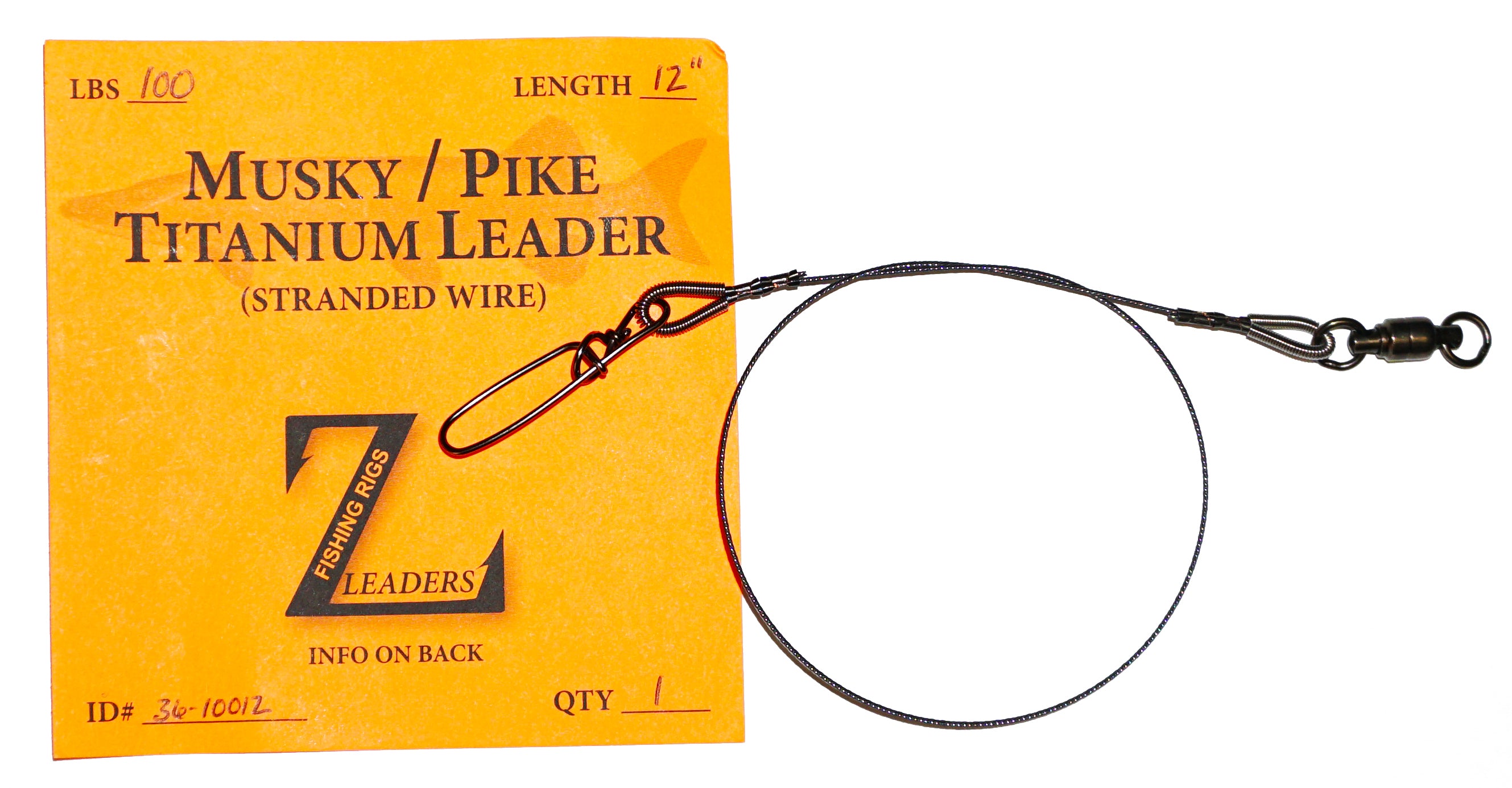 Pike/Muskie Leader w/Tyger Wire Tip - Fly Fishing Leader 59230
